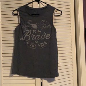 Muscle tee perfect for a summer concert!